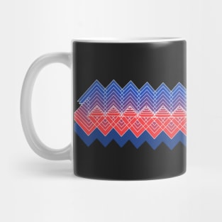 Abstract zig-zag Mug